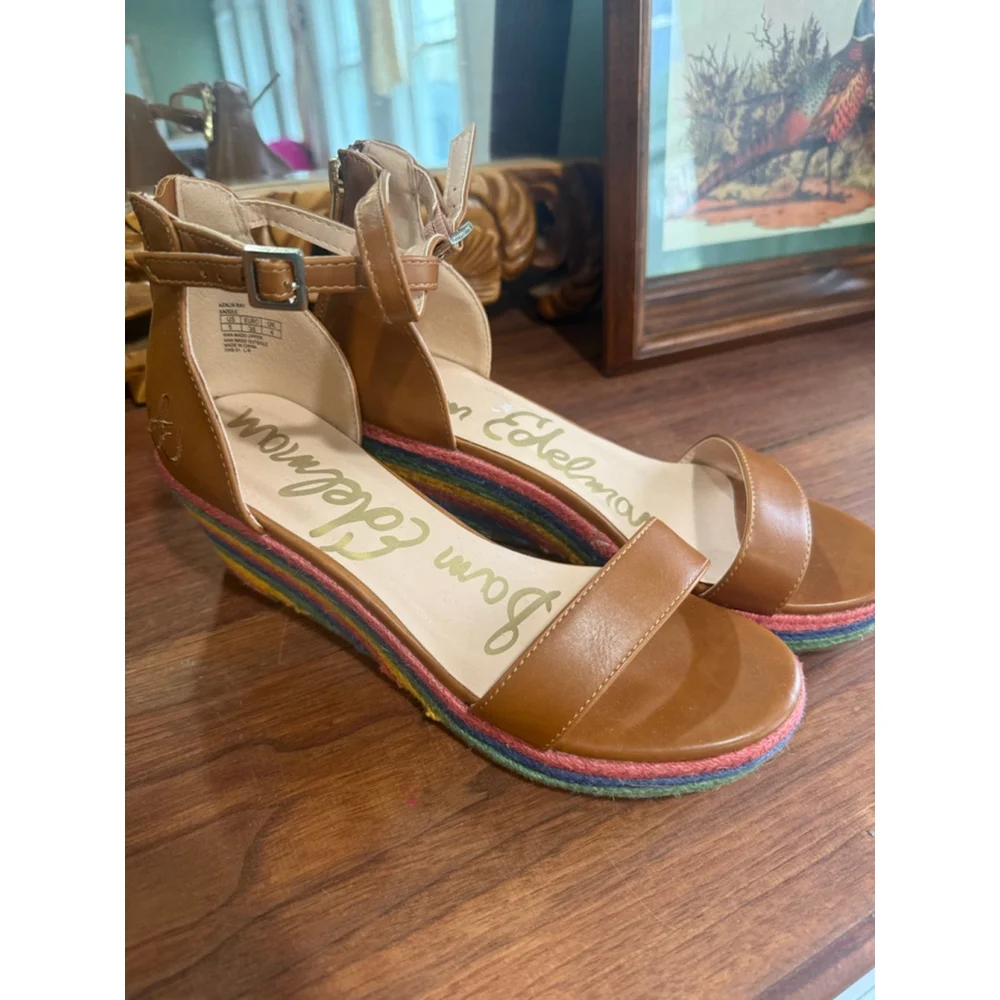 Sam Edelman Girls' Azalia Ray Wedge Sandals 5